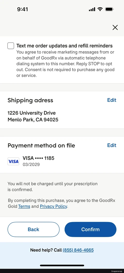 TODO:RU:Placing a home delivery order 17