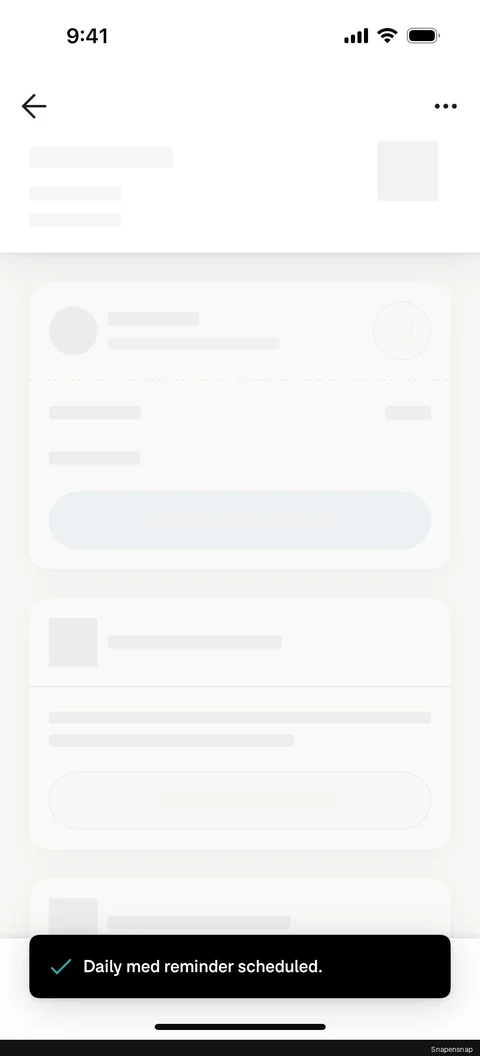 TODO:RU:Scheduling a daily med reminder 9