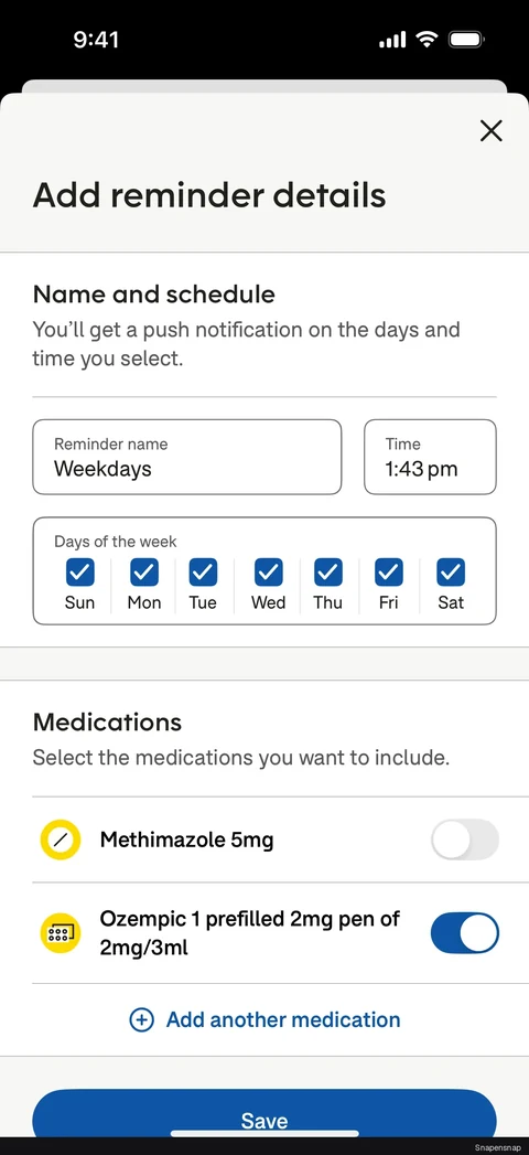 TODO:RU:Scheduling a daily med reminder 4
