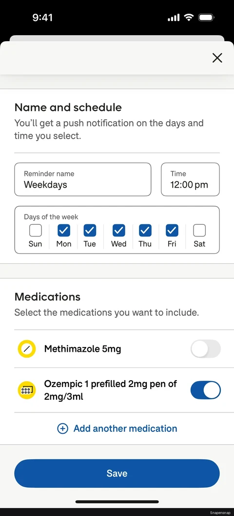 TODO:RU:Scheduling a daily med reminder 8