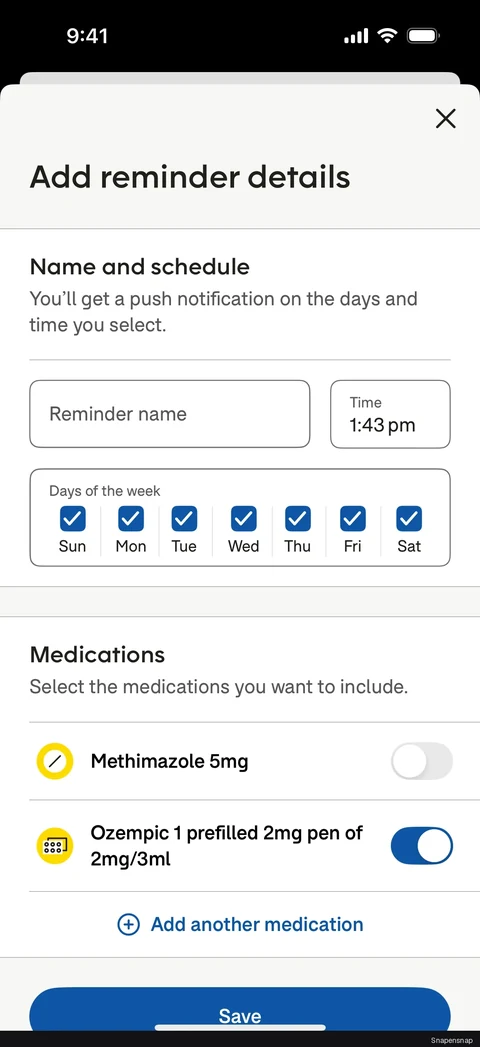 TODO:RU:Scheduling a daily med reminder 3