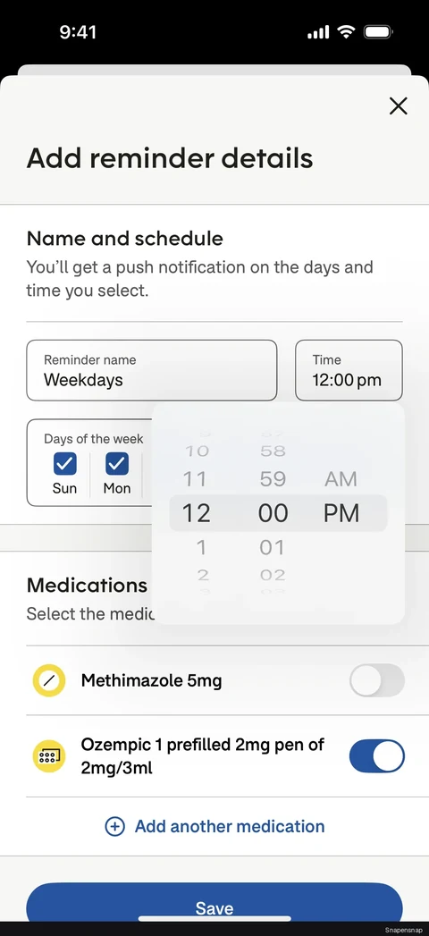 TODO:RU:Scheduling a daily med reminder 6