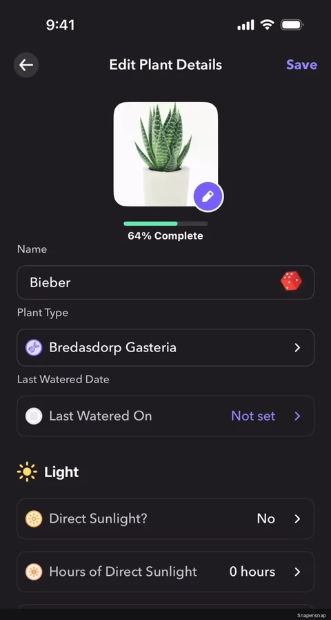 Редактирование plant details 2