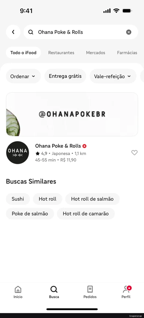 Поиск iFood 6