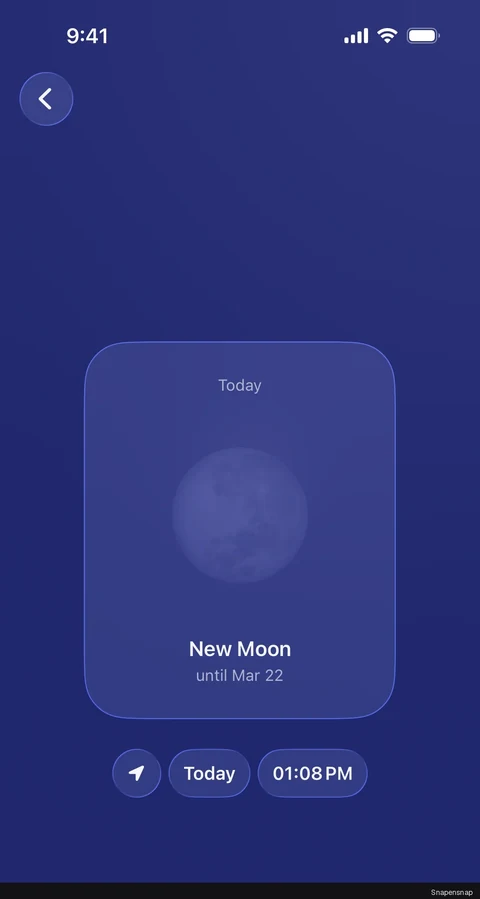 Сценарий: Hiding a location (moon detail) 2