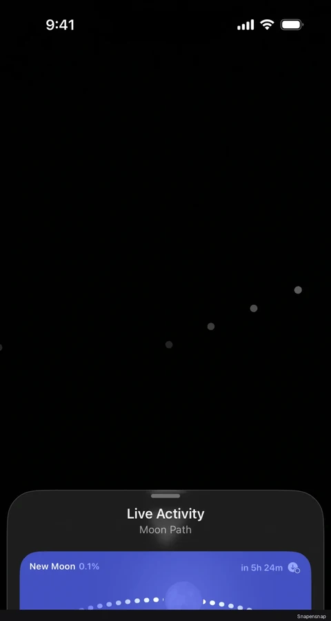 Сценарий: Live activity 2