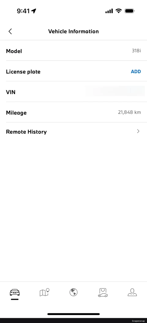 Информация об автомобиле 2