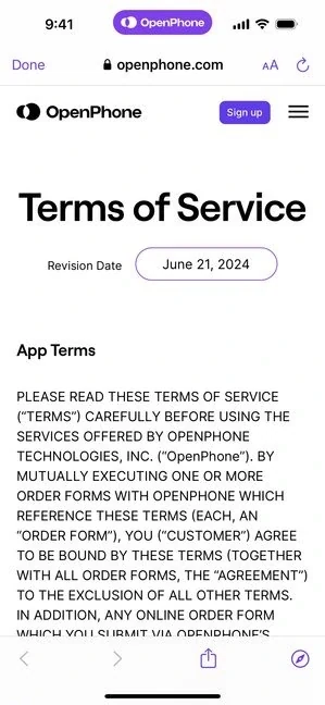 OpenPhone 141