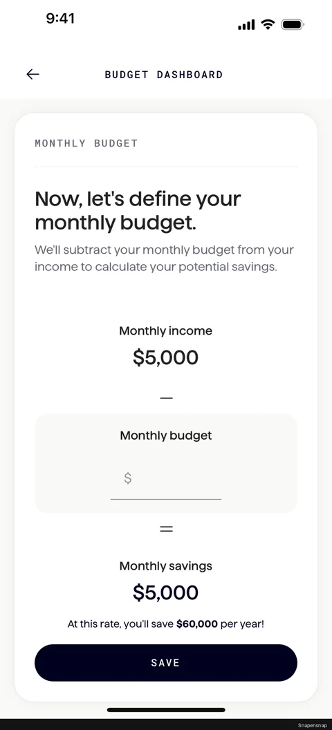Создание budget 6