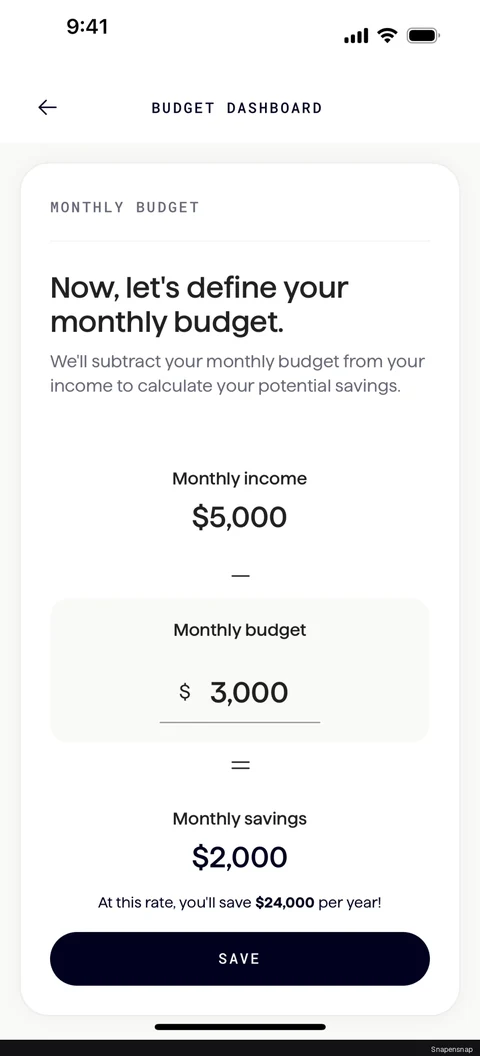 Создание budget 7