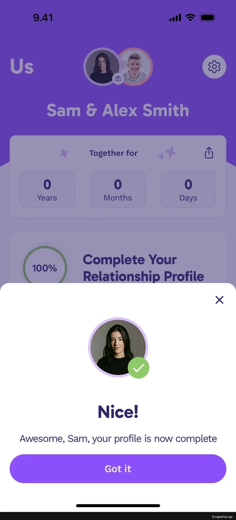 Завершение relationship профиль 8