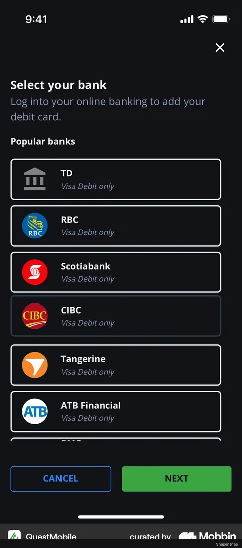 Добавление debit карта 4