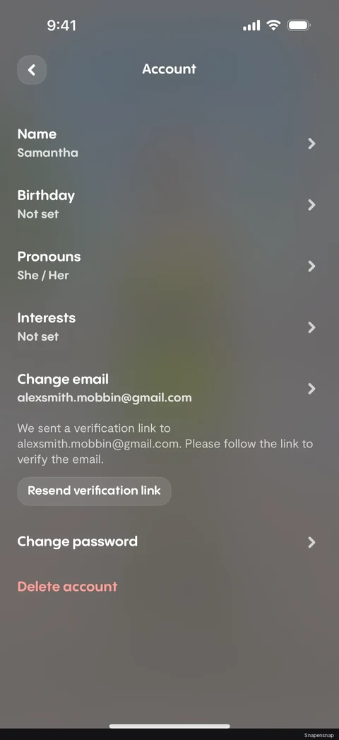 Редактирование профиля 4