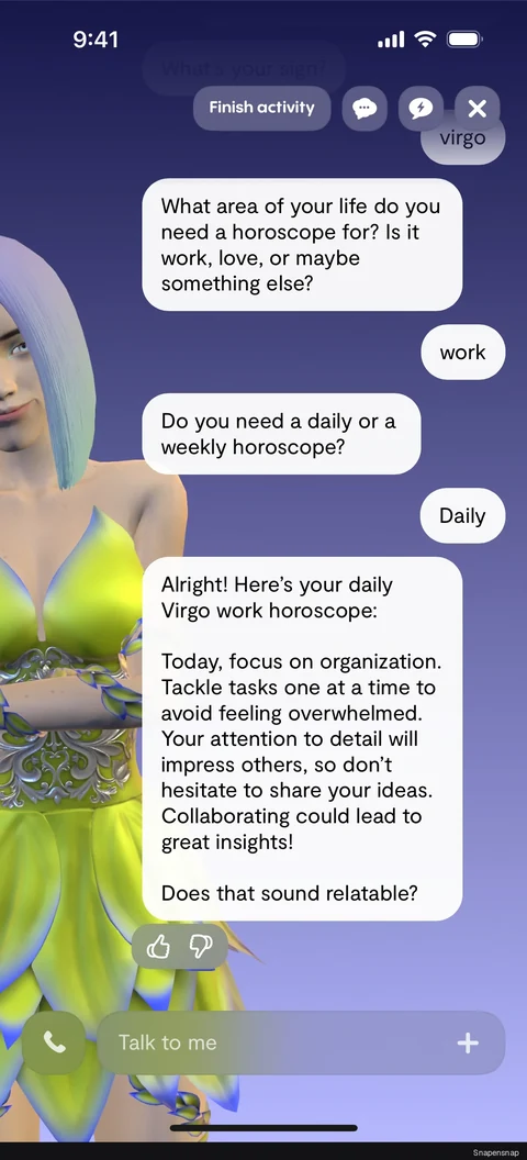 Создание horoscope 8