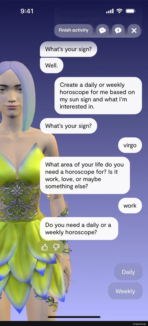 Создание horoscope 6