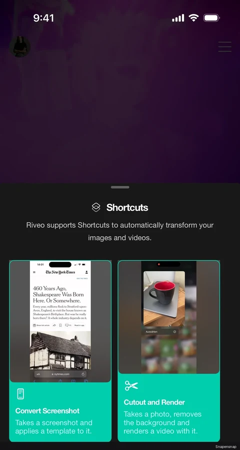 Добавление shortcut 2