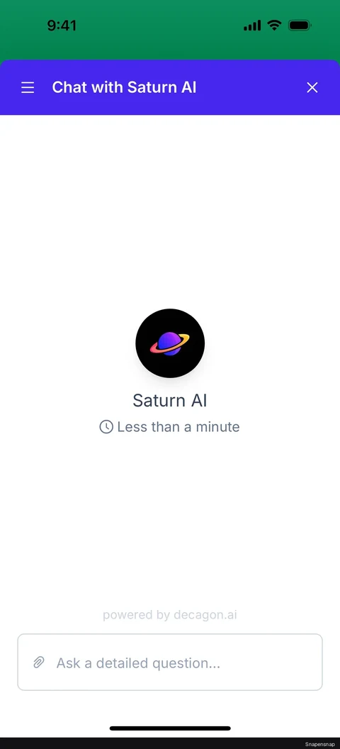 Чат с Saturn AI 3