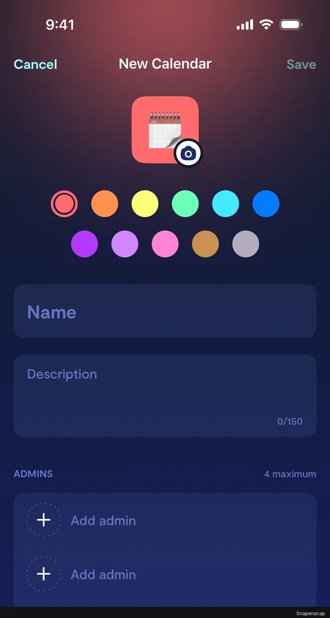 TODO:RU:Create a calendar 4
