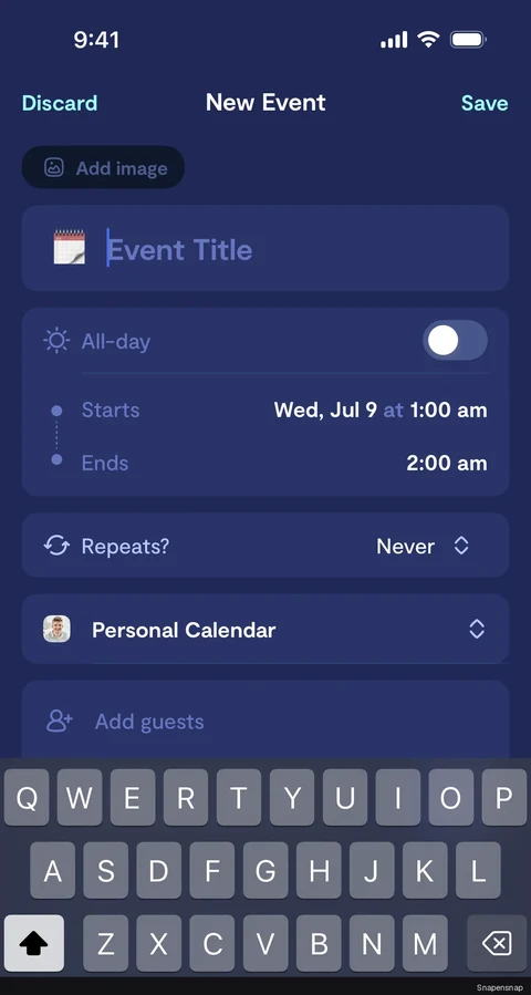 Добавление event 2