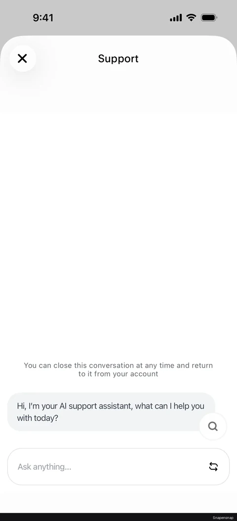 Чат с AI assistant (support) 2