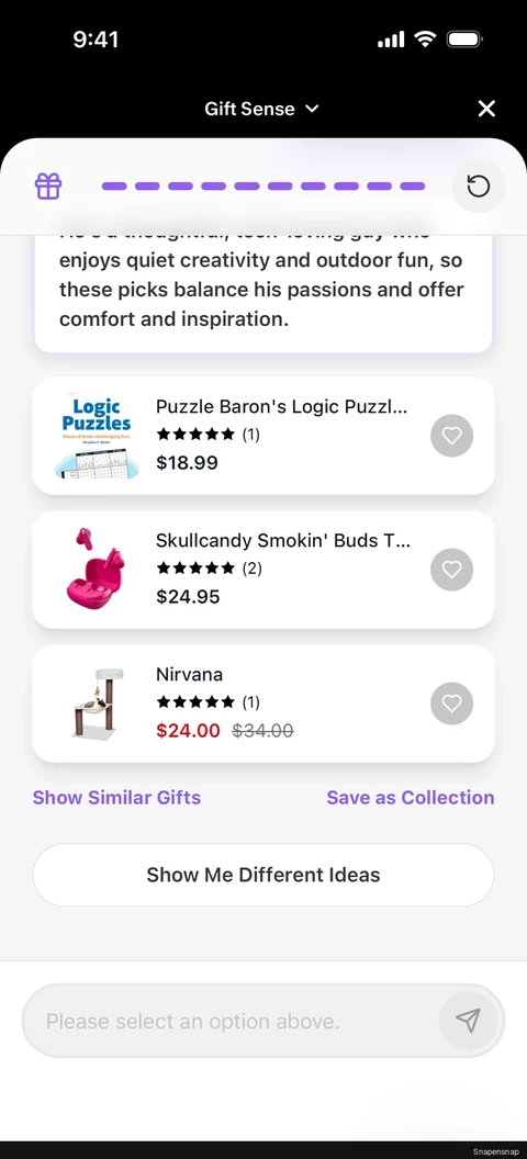 Чат с Gift Sense 11