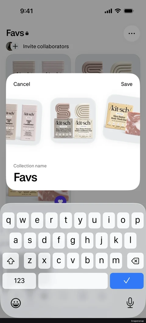Редактирование a collection name 3
