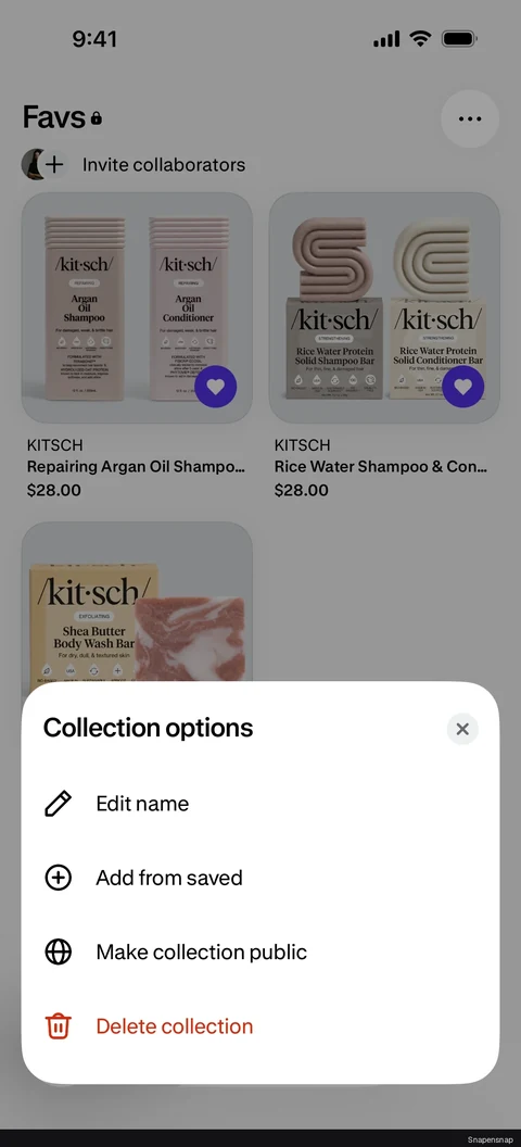 Редактирование a collection name 2