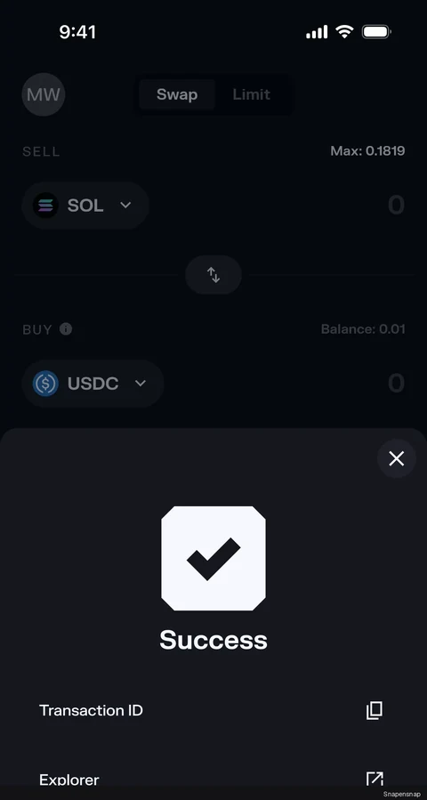 Обмен токена 6