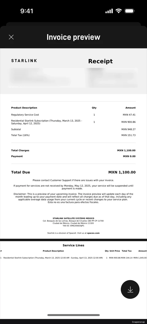 Просмотр invoice 2
