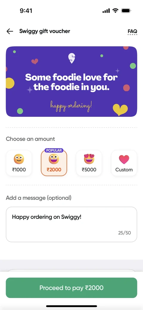 Покупка gift voucher 2