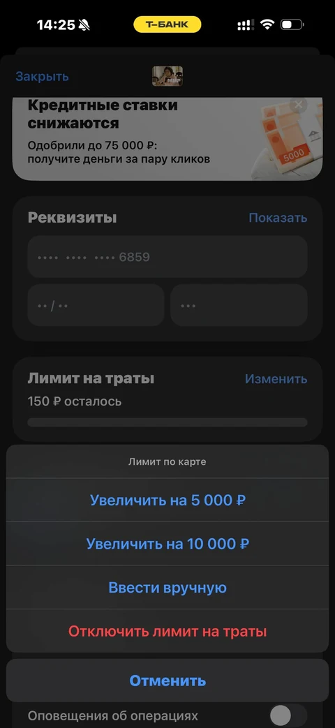 Т-Банк · Детализация · 67