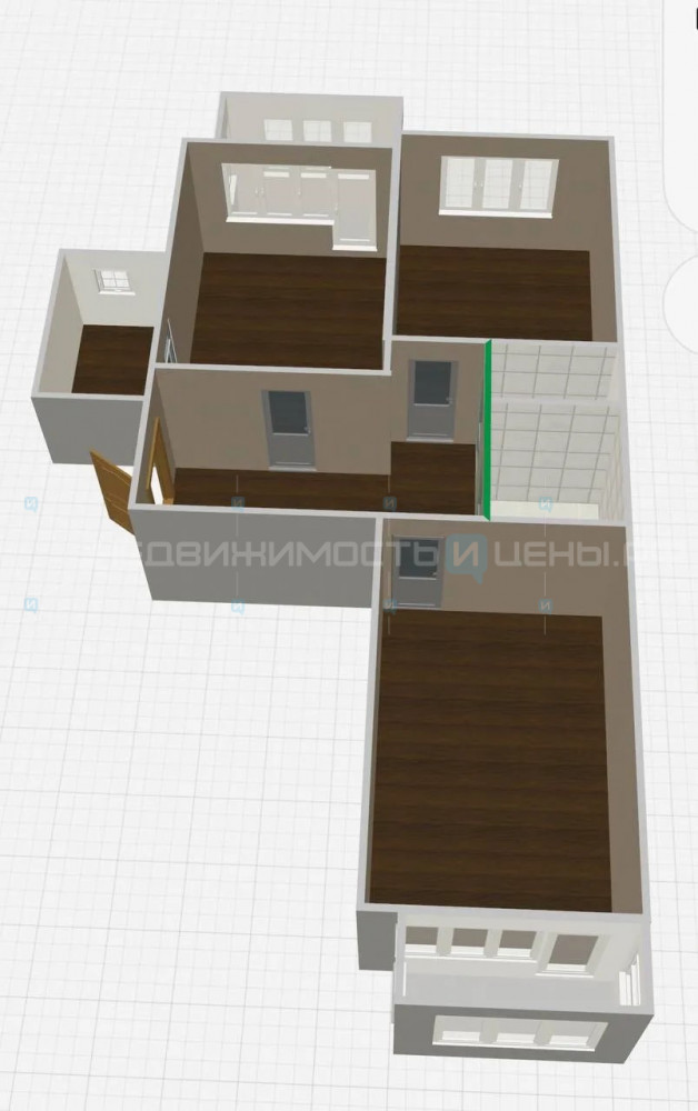 2 комн., 72.5м2, 8/10, Тюмень
