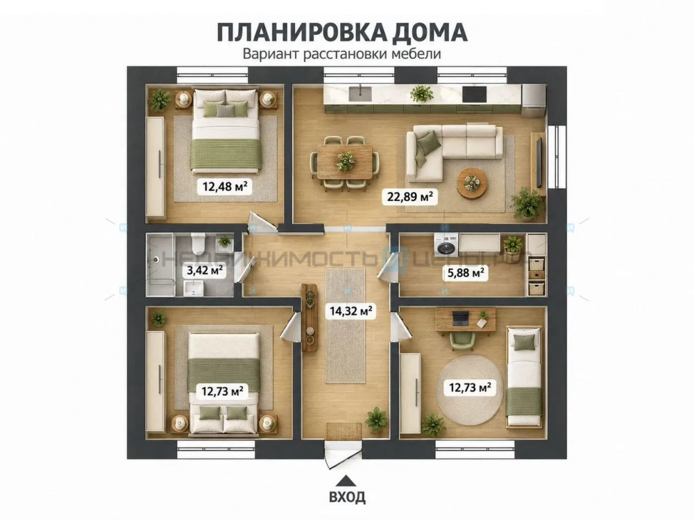 Дом, 100м2, Тюмень