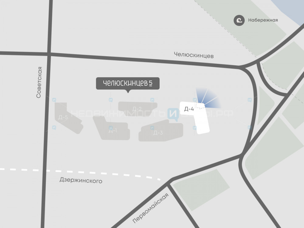2 комн., 55.9м2, 2/9, Челюскинцев 5, Тюмень