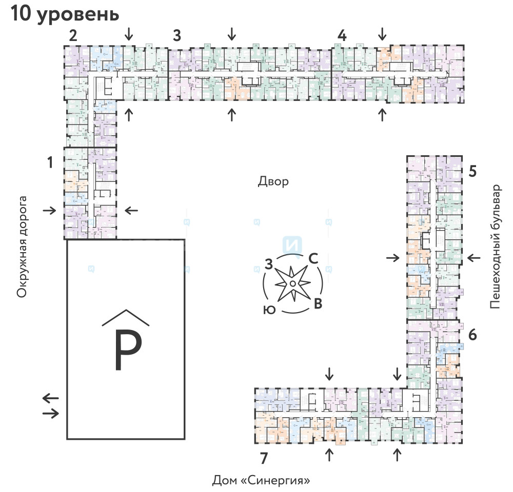 2 комн., 38.57м2, 10/16, Юнион, Тюмень