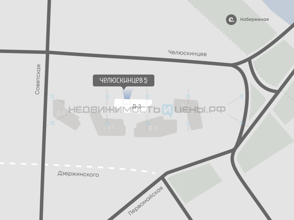 1 комн., 39.1м2, 8/9, Челюскинцев 5, Тюмень