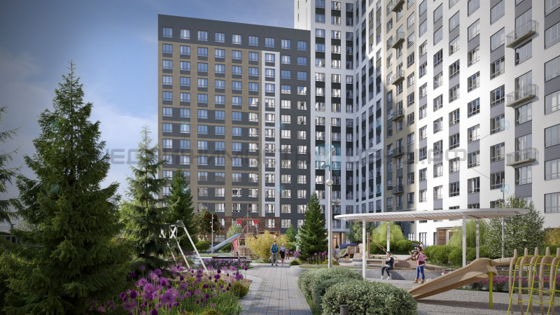 1 комн., 34.32м2, 10/24, Беринг, Тюмень