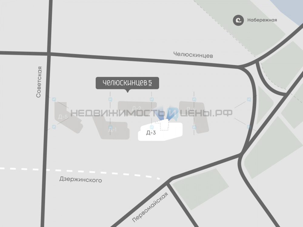 1 комн., 68.1м2, 2/9, Челюскинцев 5, Тюмень
