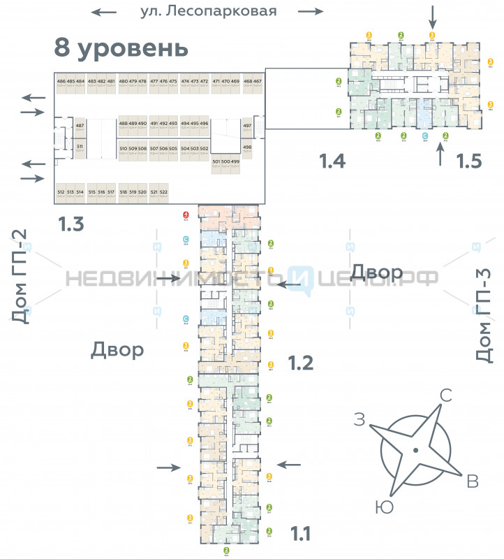 Студия, 28.4м2, 8/24, Чистые пруды, Тюмень