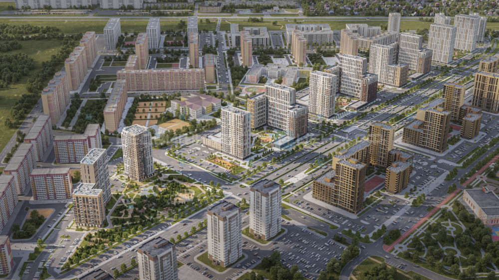 1 комн., 32.77м2, 9/23, Тюмень