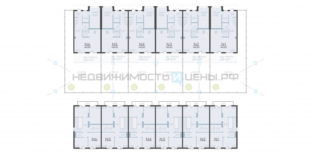 4 комн., 144.78м2, 1/1, Скандиа. Таунхаусы, Тюмень