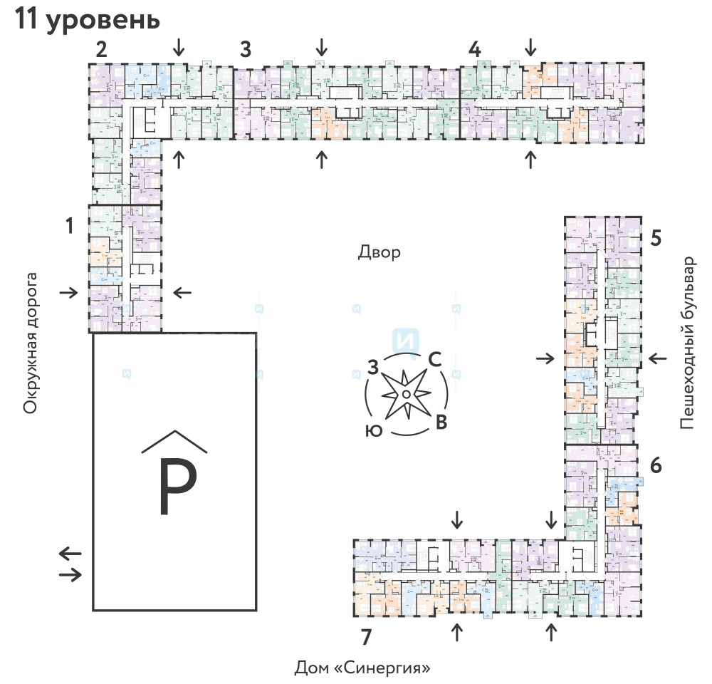1 комн., 33.48м2, 11/16, Юнион, Тюмень
