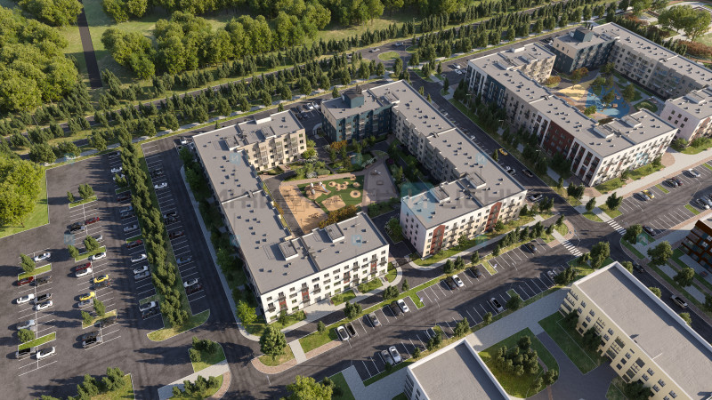 2 комн., 56.1м2, 1/4, Зеленые Аллеи, Тюмень