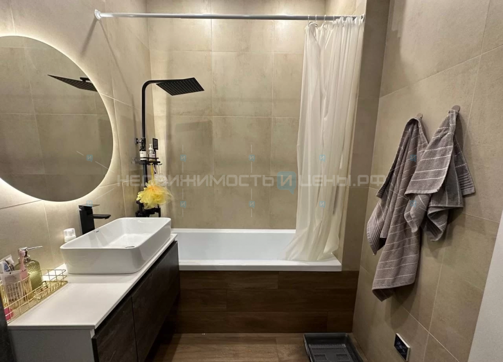 2 комн., 65.1м2, 7/7, Квартал на Московском, Тюмень