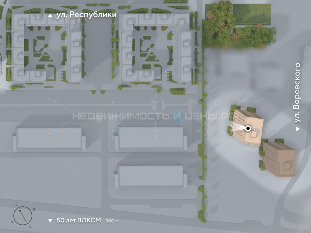 Студия, 21.8м2, 23/23, Баланс, Тюмень