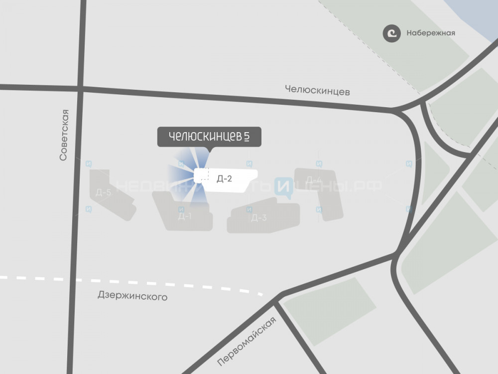 2 комн., 78.5м2, 8/9, Челюскинцев 5, Тюмень