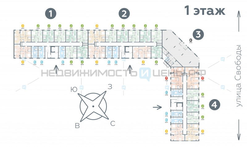 3 комн., 58.67м2, 5/5, Счастье, Тюмень