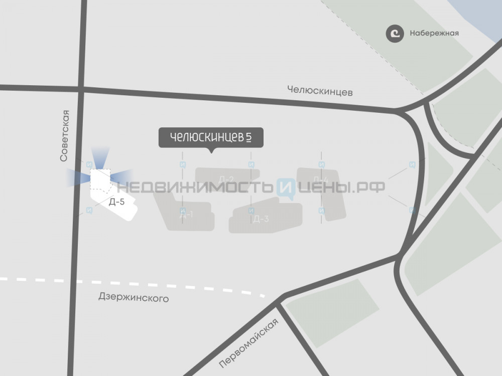 3 комн., 94.7м2, 3/4, Челюскинцев 5, Тюмень