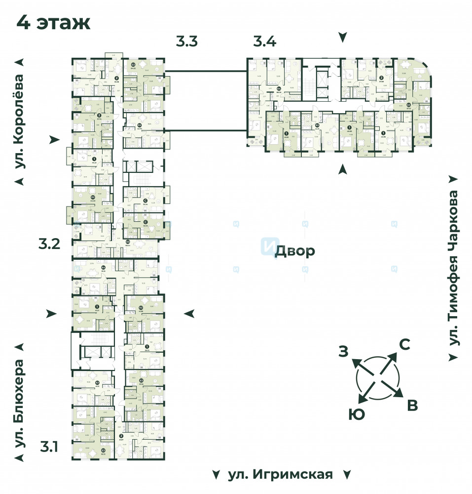 2 комн., 41.12м2, 4/18, Игрим, Тюмень