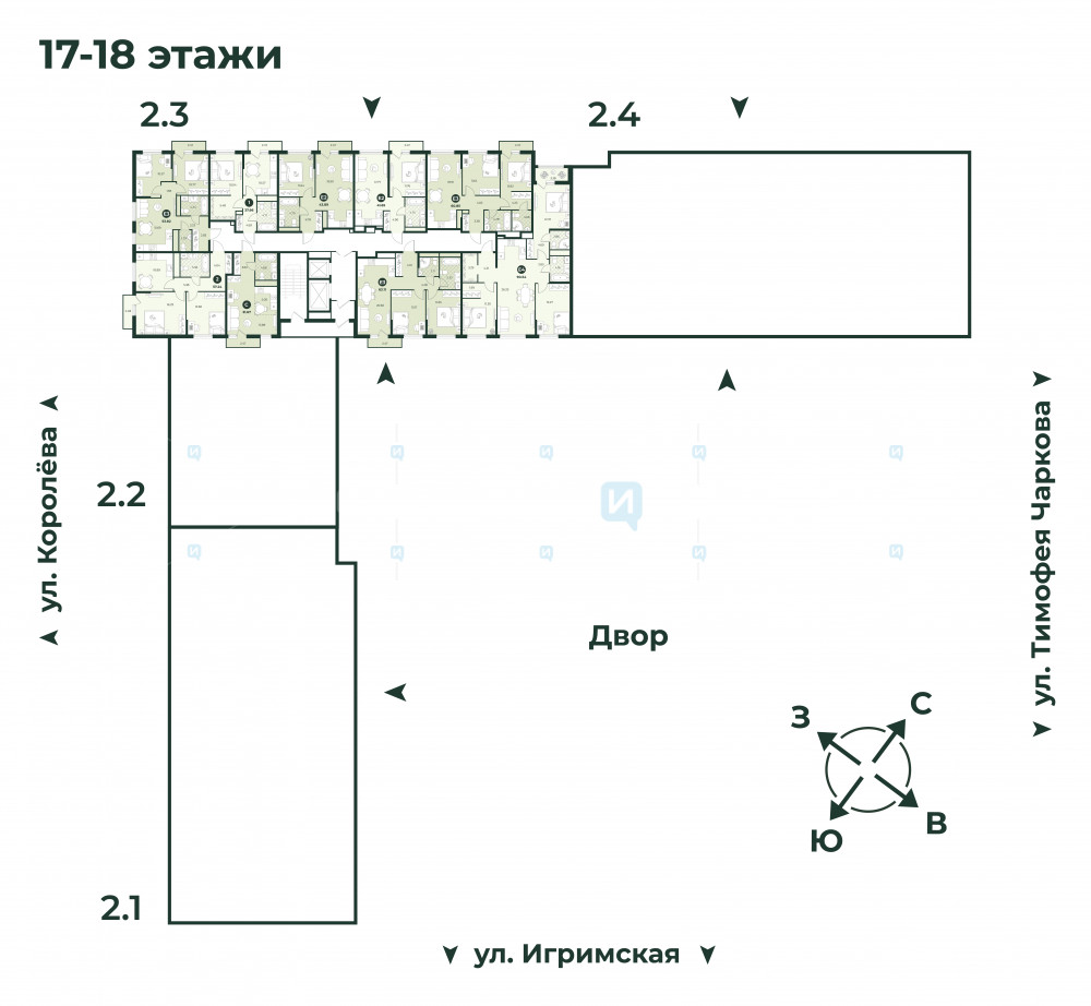 3 комн., 53.82м2, 18/18, Игрим, Тюмень